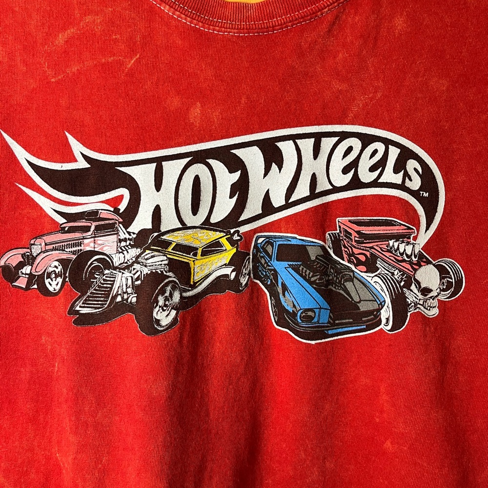 Hot Wheels crop top tshirt size medium